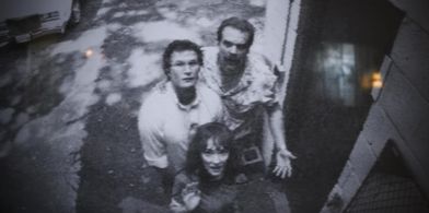 Winona Ryder, David Harbour, and Alec Utgoff in Stranger Things (2016)