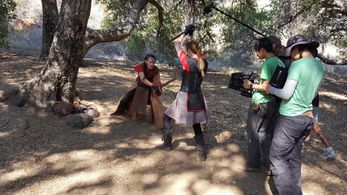 Joanna Ke as Junaaya - Behind the Scenes of 