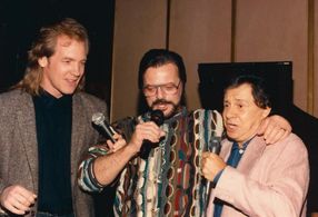Steve Blanchard, Robert Goulet, and Eddie Fisher