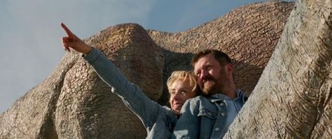 Karel Zima and Petra Hrebícková in Stestí je krásná vec (2020)