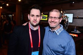Gerard Barrett and Keith Simanton at an event for The IMDb Studio at Sundance (2015)
