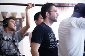 On the set of I PROMISED HER LIFE