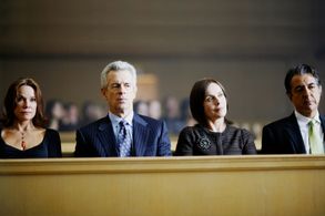 Barbara Hershey, Joe Mantegna, James Naughton, and Diane Venora in Childless (2008)