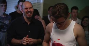 On the set of Chris Ball's 