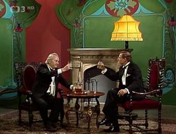Jirí Kodet and Jirí Sovák in Kasta P cili Kabaret starsích pánu (1992)