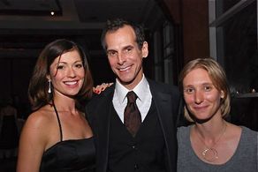 Broadway opening night Equus, with actress Sean Kathryn O'Connor and playwright Bathsheba Doran
