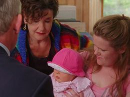 Elaine Claxton, Martin Clunes, and Alana Ramsey in Doc Martin (2004)