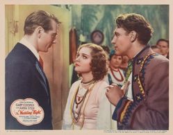 Gary Cooper, Ralph Bellamy, and Anna Sten in The Wedding Night (1935)