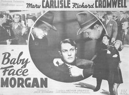 Robert Armstrong, Vince Barnett, Mary Carlisle, Richard Cromwell, and Warren Hymer in Baby Face Morgan (1942)