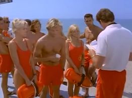Donna D'Errico, David Hasselhoff, David Chokachi, and Gena Lee Nolin in Baywatch (1989)