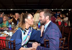 Elizabeth Chambers and Armie Hammer