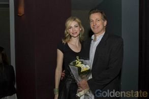 Julia Lee at the Goldenstate Premiere with co-star Bill Lippincott