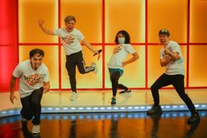 Jeffrey Tam, Jayson Gainza, Pepe Herrera, and JhaiHo in Bawal na game show (2020)