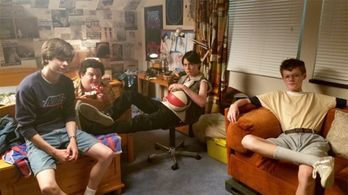 Caleb Emery, Judah Lewis, Graham Verchere, and Cory Gruter-Andrew in Summer of 84 (2018)