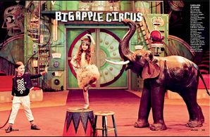 JP Vanderloo as a Lion Tamer for ELLE Kids