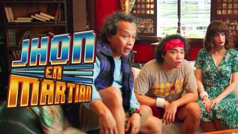 Joel Saracho, Arci Muñoz, and TJ Valderrama in Jhon en Martian (2019)