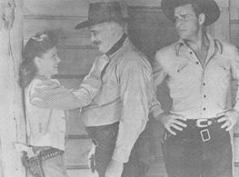 Buster Crabbe and Patti McCarty in Devil Riders (1943)