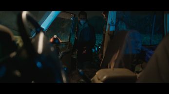 On the set of Oscar's Bell with Paul Bullion.