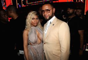 Director X. and Nicki Minaj at an event for BET Awards 2018 (2018)