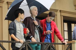 Lyle Lettau, André Dae Kim, and Eric Osborne in Degrassi: The Next Generation (2001)