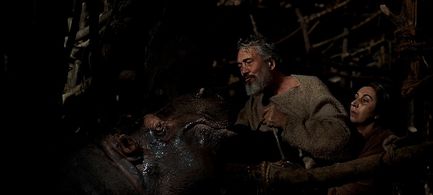John Huston and Pupella Maggio in The Bible: In the Beginning... (1966)