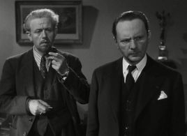 Antoine Balpêtré and Pierre Bertin in Le Corbeau (1943)