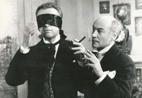 Andrzej Lapicki and Ignacy Machowski in Klub szachistów (1967)