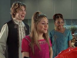 Lauren Collins, Andrea Lewis, and Shane Kippel in Degrassi: The Next Generation (2001)