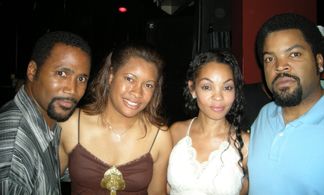 Ice Cube with Darius Cottrell at First Sunday's wrap party