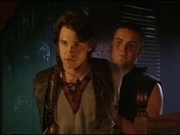 Dwayne Cameron and Ryan Runciman in The Tribe (1999)