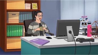 Jessica from Accounting on Birdgirl