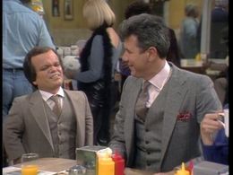 Daniel Frishman and John Larroquette in Night Court (1984)