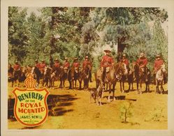William Austin, Earl Douglas, Donald Reed, James Newill, and Lightning in Renfrew of the Royal Mounted (1937)
