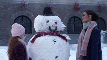 Danica McKellar and Ellie Botterill in Crown for Christmas (2015)