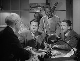 Wally Brown, Alan Carney, Nick Stewart, and Ian Wolfe in Zombies on Broadway (1945)