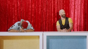 Max Currie and Keiynan Lonsdale in RuPaul's Drag Race Down Under (2021)