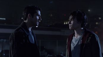 Tyler Posey and Benjamin Wadsworth in Teen Wolf (2017)