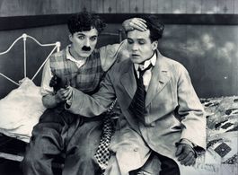 Charles Chaplin and Tom Terriss in Sunnyside (1919)