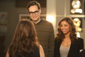 Nelson Franklin and Brytni Sarpy in New Girl (2011)