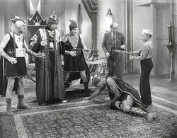 Lon Chaney Jr., Monte Blue, Ray Corrigan, Boothe Howard, C. Montague Shaw, and Lee Van Atta in Undersea Kingdom (1936)