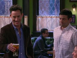 Tom Cavanagh, Bianca Kajlich, and Brent Morin in Undateable (2014)