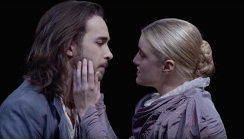 Jake Horowitz and Lilly Englert in Julie Taymor's A Midsummer Night's Dream (2014)