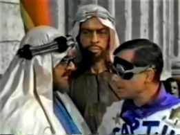 William Daniels, James Lanphier, and Larry D. Mann in Captain Nice (1967)