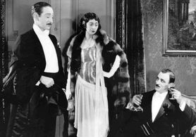 Raymond Griffith, Gale Henry, and Adolphe Menjou in Open All Night (1924)