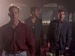 Colin Friels, Jay Laga'aia, and Brett Partridge in Water Rats (1996)