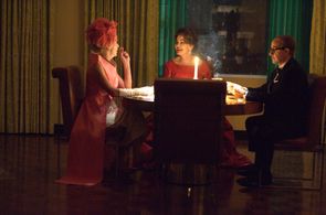 Judy Davis, Jessica Lange, and Stanley Tucci in Feud (2017)