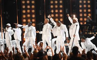Ricky Bell, Bobby Brown, Ronnie DeVoe, Michael Bivins, Ralph E. Tresvant, and Johnny Gill
