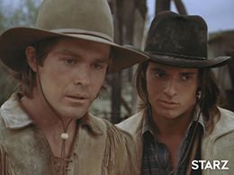 Ty Miller and Gregg Rainwater in The Young Riders (1989)