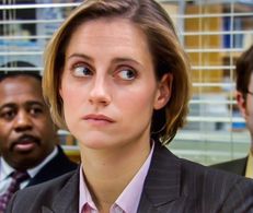 Leslie David Baker and Brenda Withers in The Office (2005)