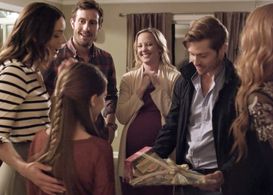 Still taken from the movie Country Christmas Album.